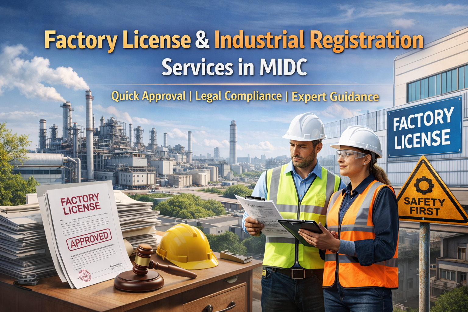 Factory License and Industrial Registration Services in MIDC
